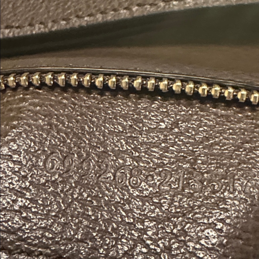 Gucci Brown and Gold Shoulder Bag with Monogram Pattern new without tags 🏷️ - Picture 14 of 15